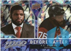 2021-22 UD MVP P. K. Subban Before & After #BA-5 Devils